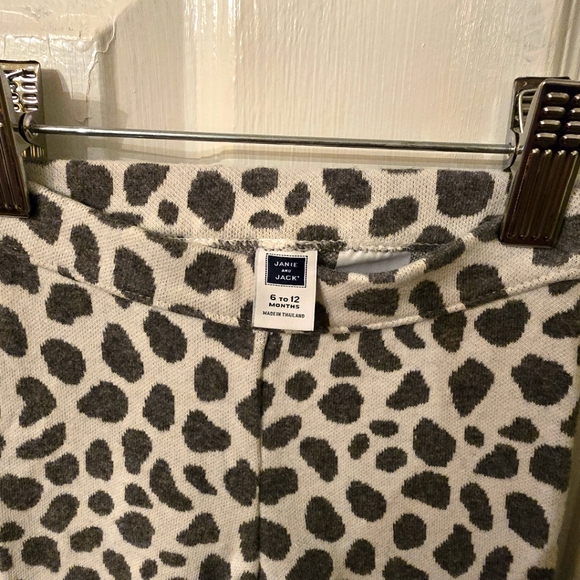Janie and Jack Animal Print Leggings  Size 6-12M - Picture 3 of 3